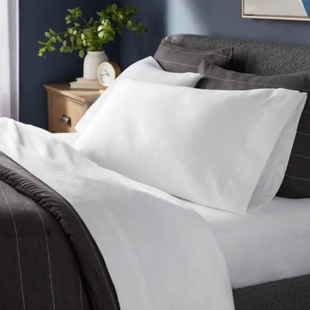 Threshold White Jersey Full Size sheet Set